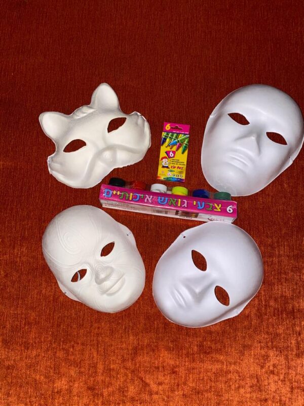 Mask sets including self-painted colors